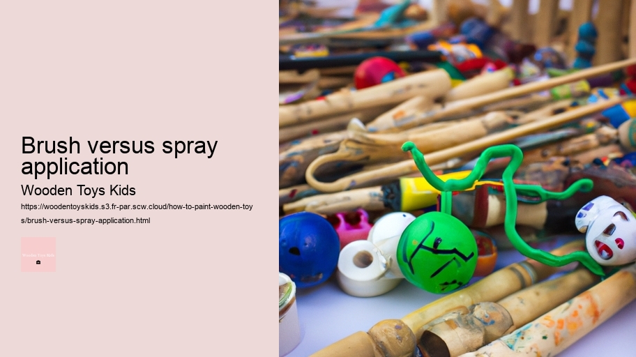 Brush versus spray application