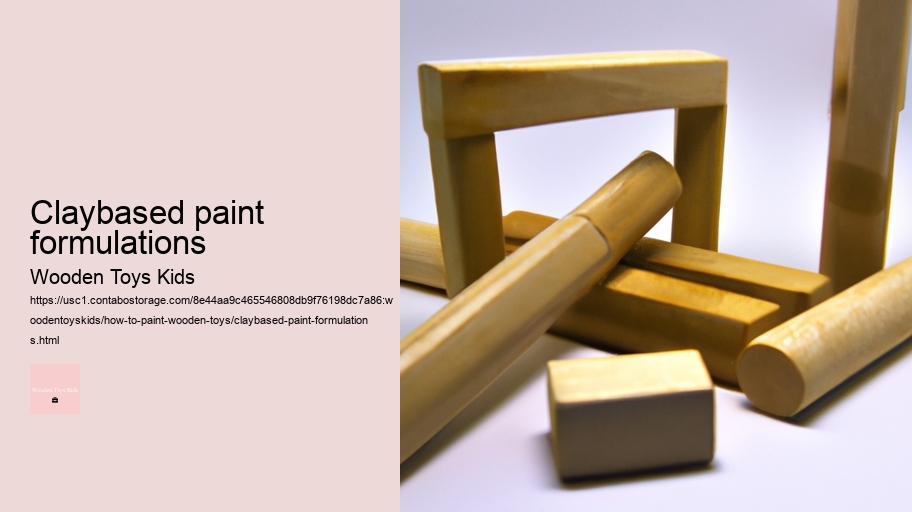 Claybased paint formulations