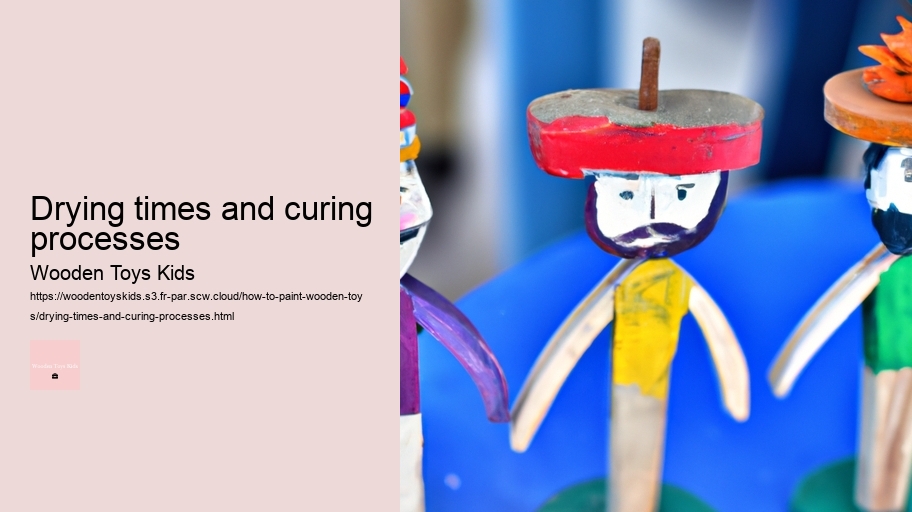 Drying times and curing processes