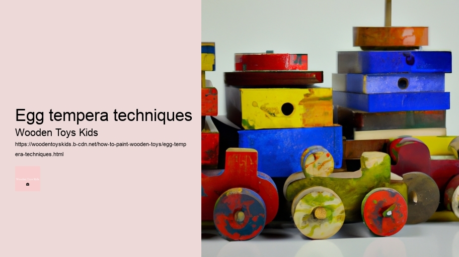 Egg tempera techniques