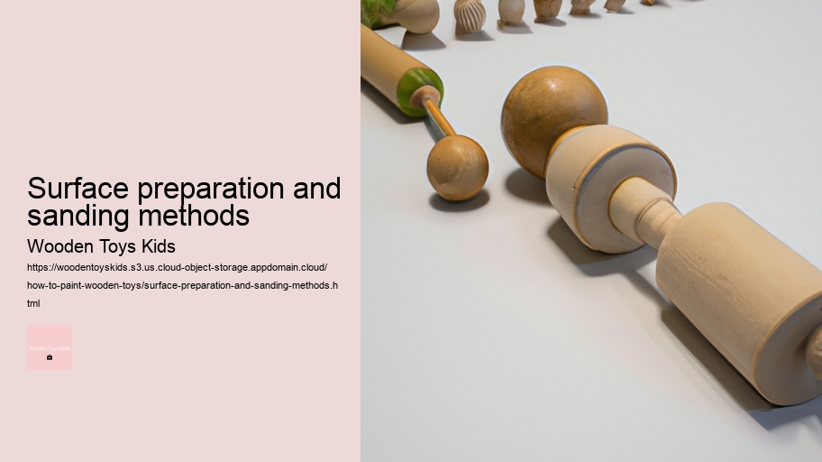 Surface preparation and sanding methods